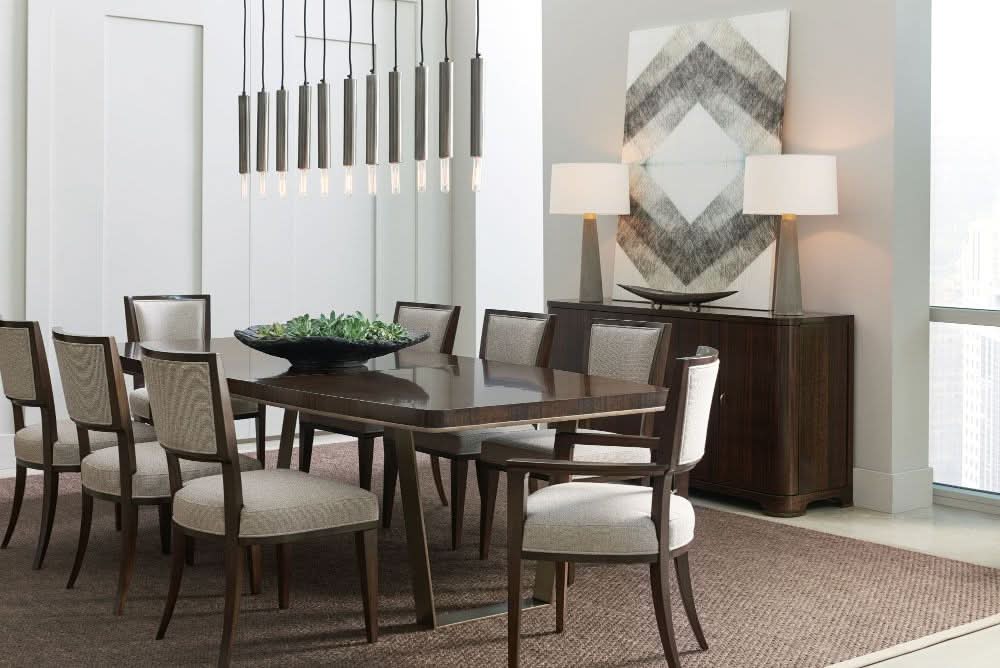 Caracole Streamline Extending Dining Table - 208-264cm   Nicholas John Interiors