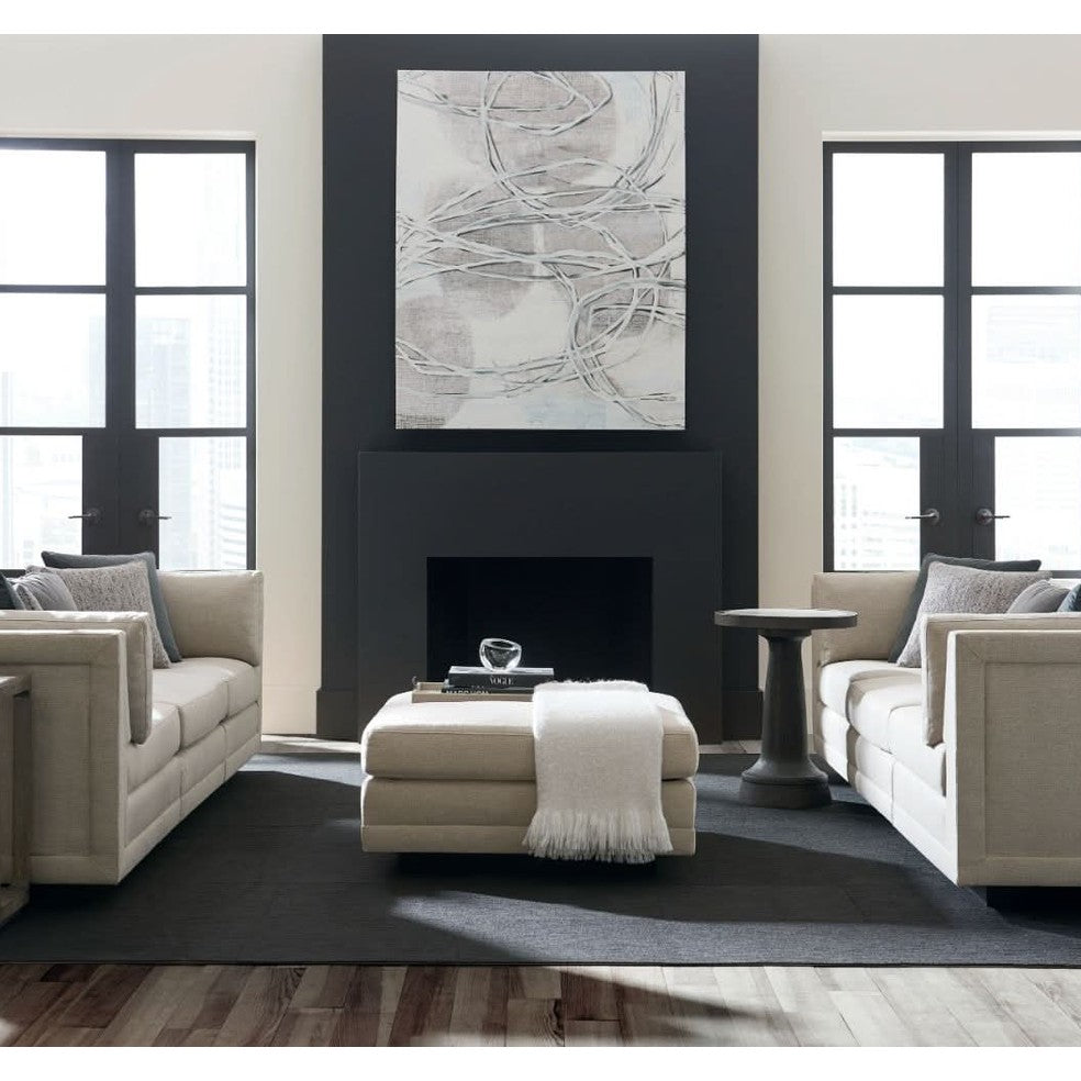 Caracole Fusion Ottoman   Nicholas John Interiors