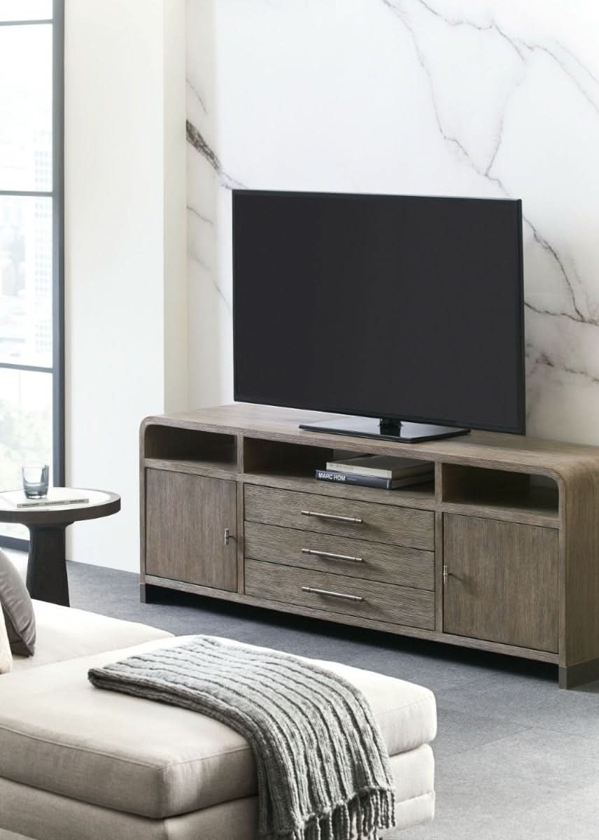 Caracole Fusion Ottoman   Nicholas John Interiors