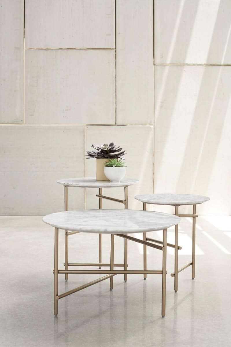 Caracole Concentric Accent Table   Nicholas John Interiors