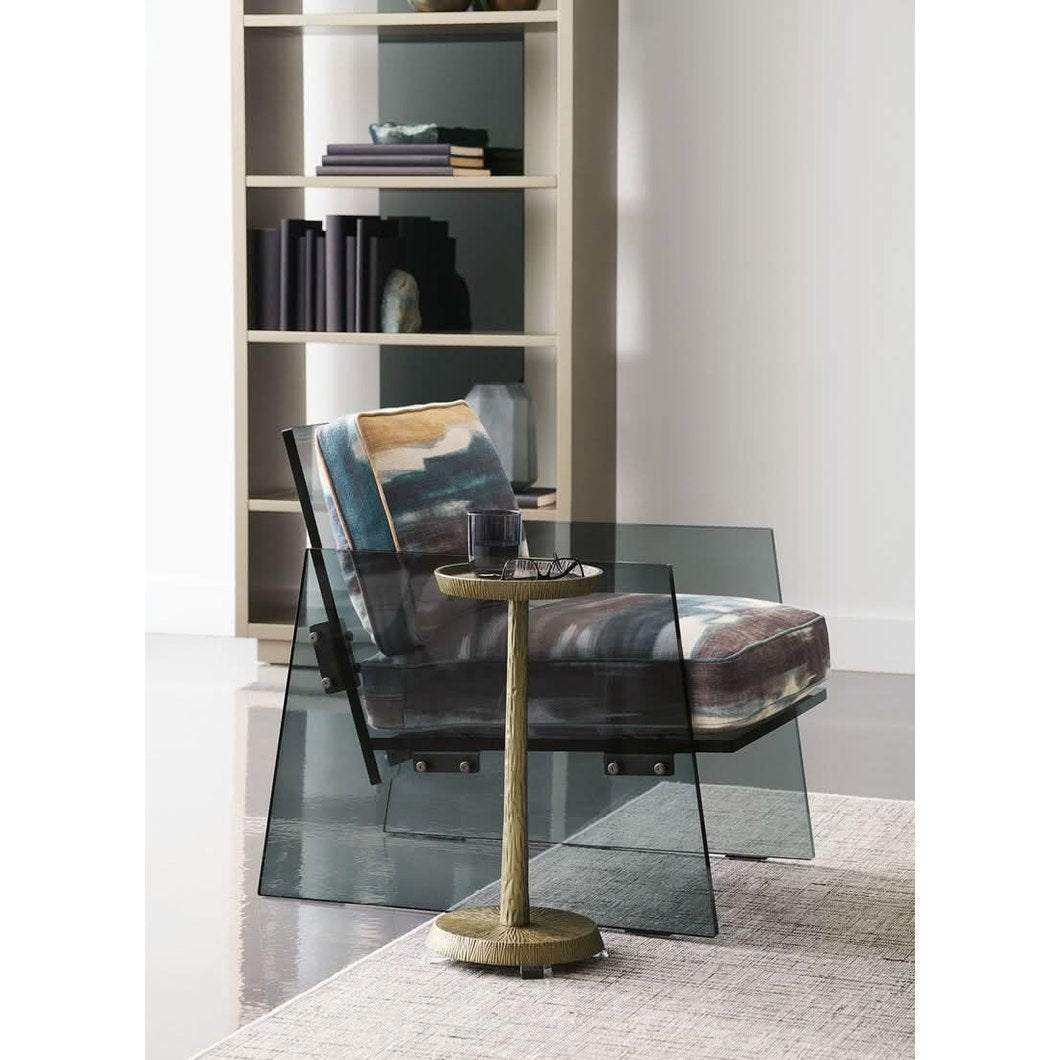 Caracole ReMix Metal Spot Table   Nicholas John Interiors