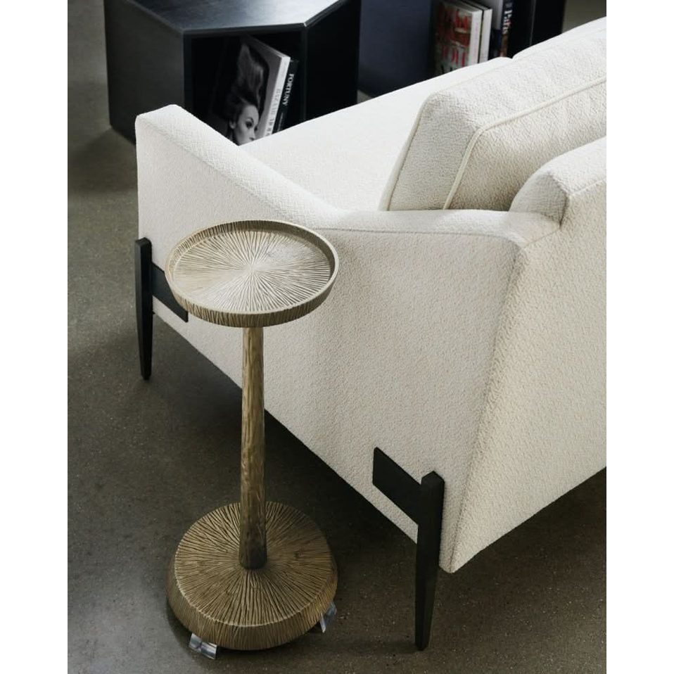 Caracole ReMix Metal Spot Table   Nicholas John Interiors