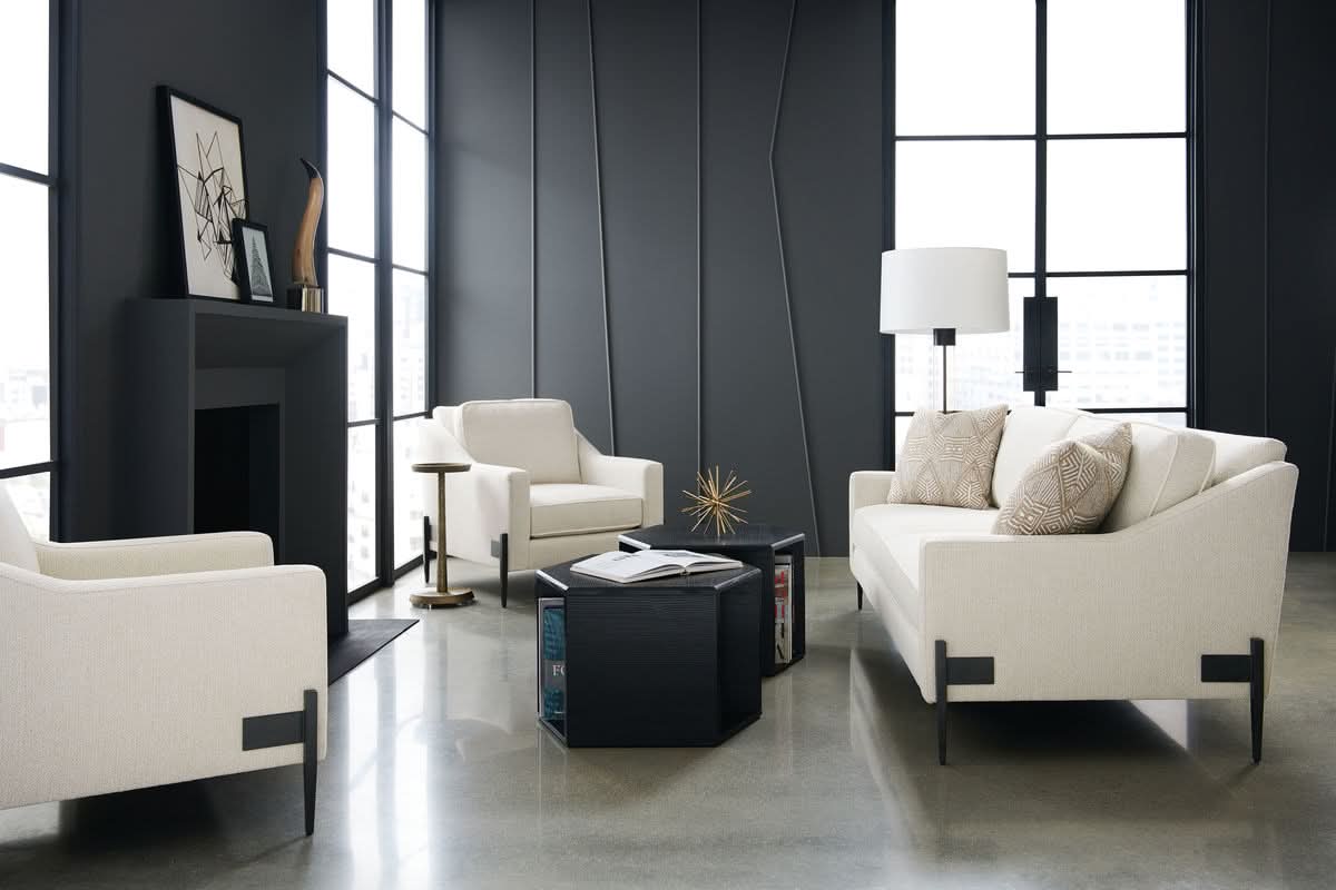 Caracole ReMix Metal Spot Table   Nicholas John Interiors