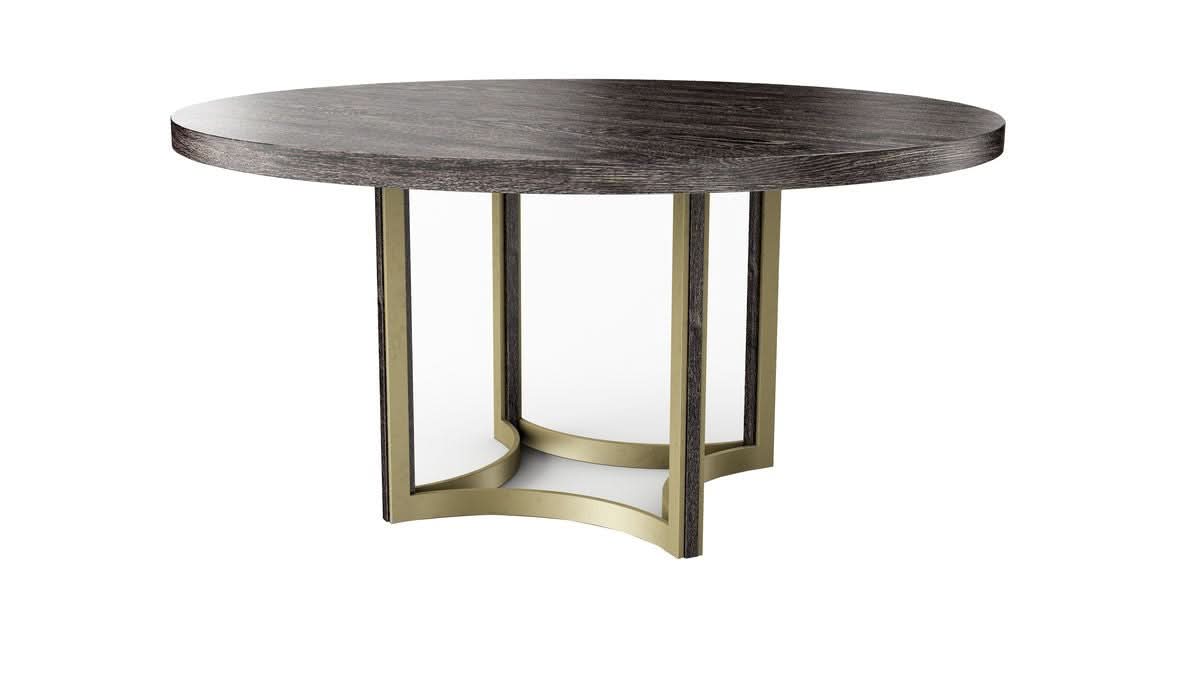 Caracole Remix Cerused Dining Table - 142cm   Nicholas John Interiors