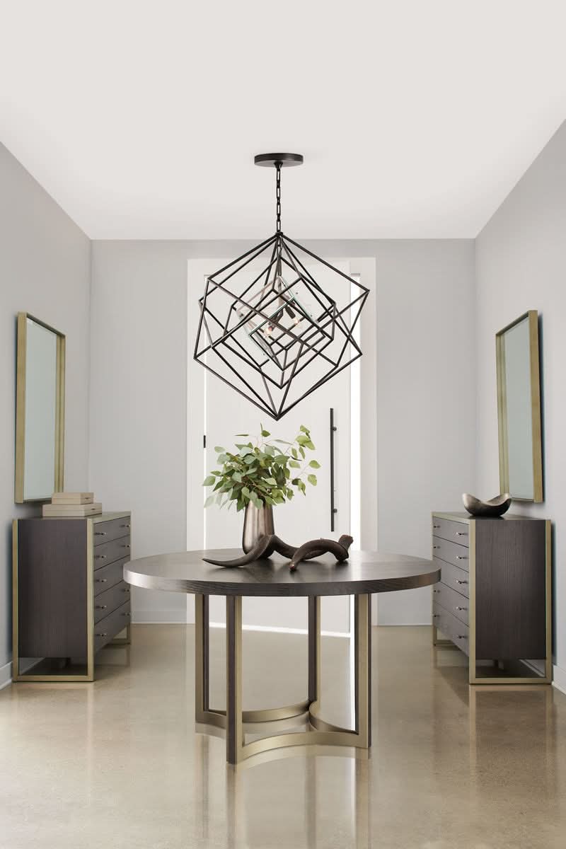 Caracole Remix Cerused Dining Table - 142cm   Nicholas John Interiors