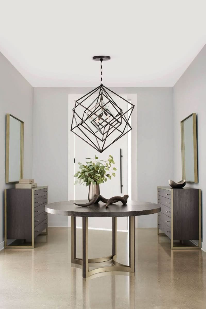 Caracole ReMix Rectangular Mirror in Bronze Gold   Nicholas John Interiors