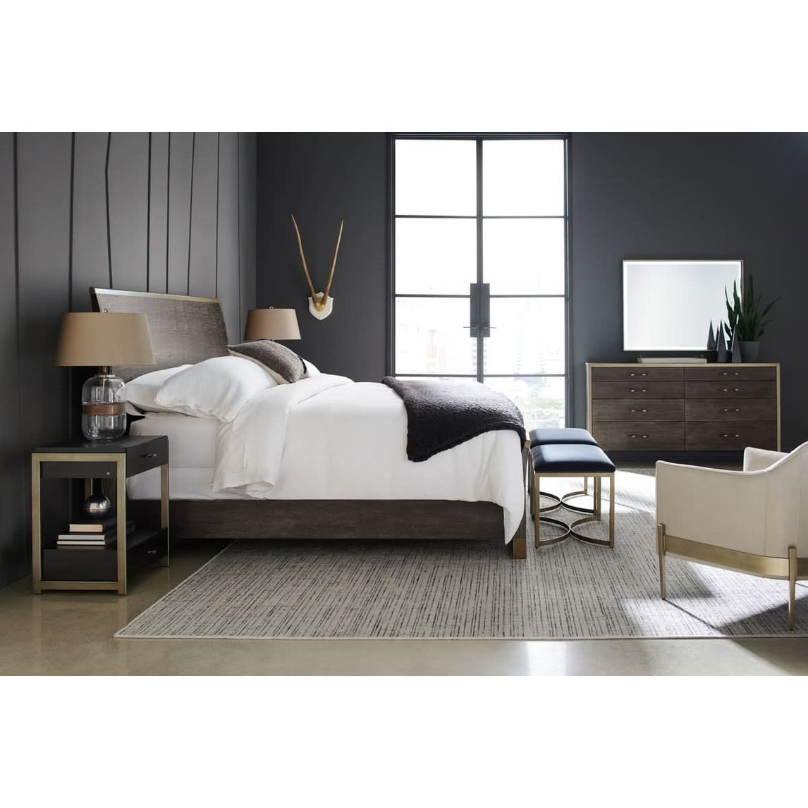 Caracole ReMix Bedside Table - Large   Nicholas John Interiors