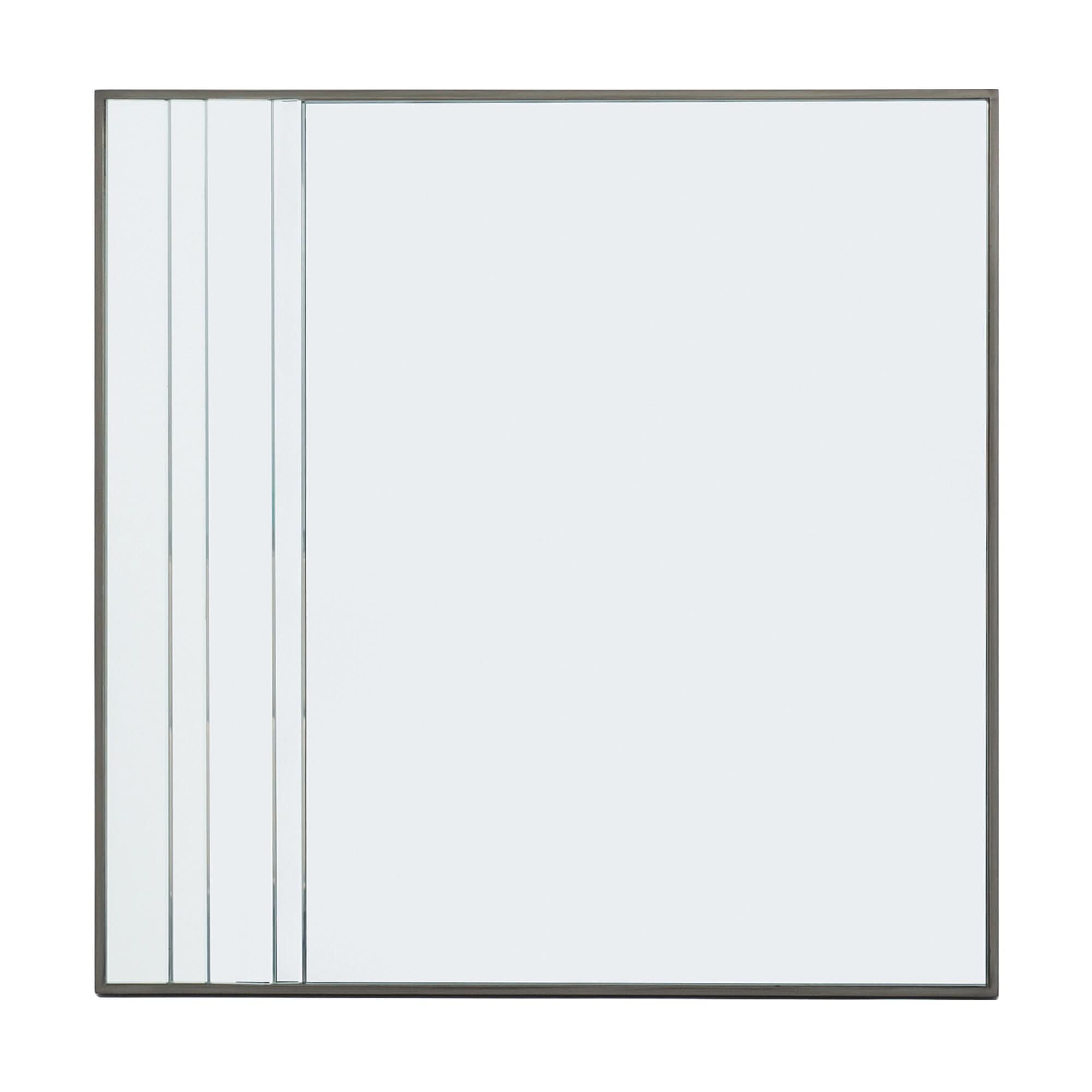 Caracole Repetition Square Mirror in London Fog   Nicholas John Interiors