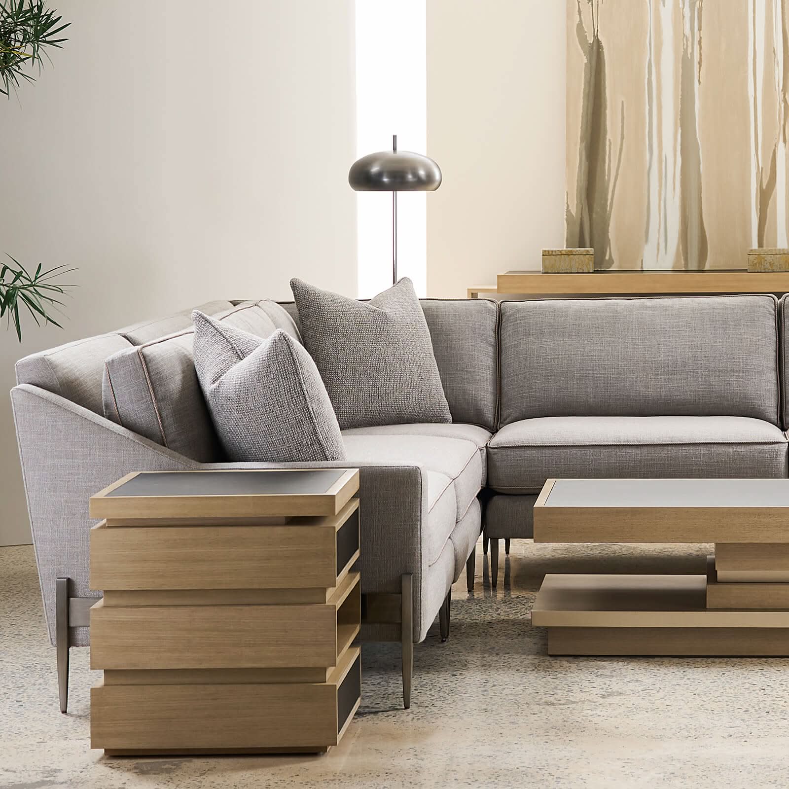 Caracole La Moda End Table Petite   Nicholas John Interiors