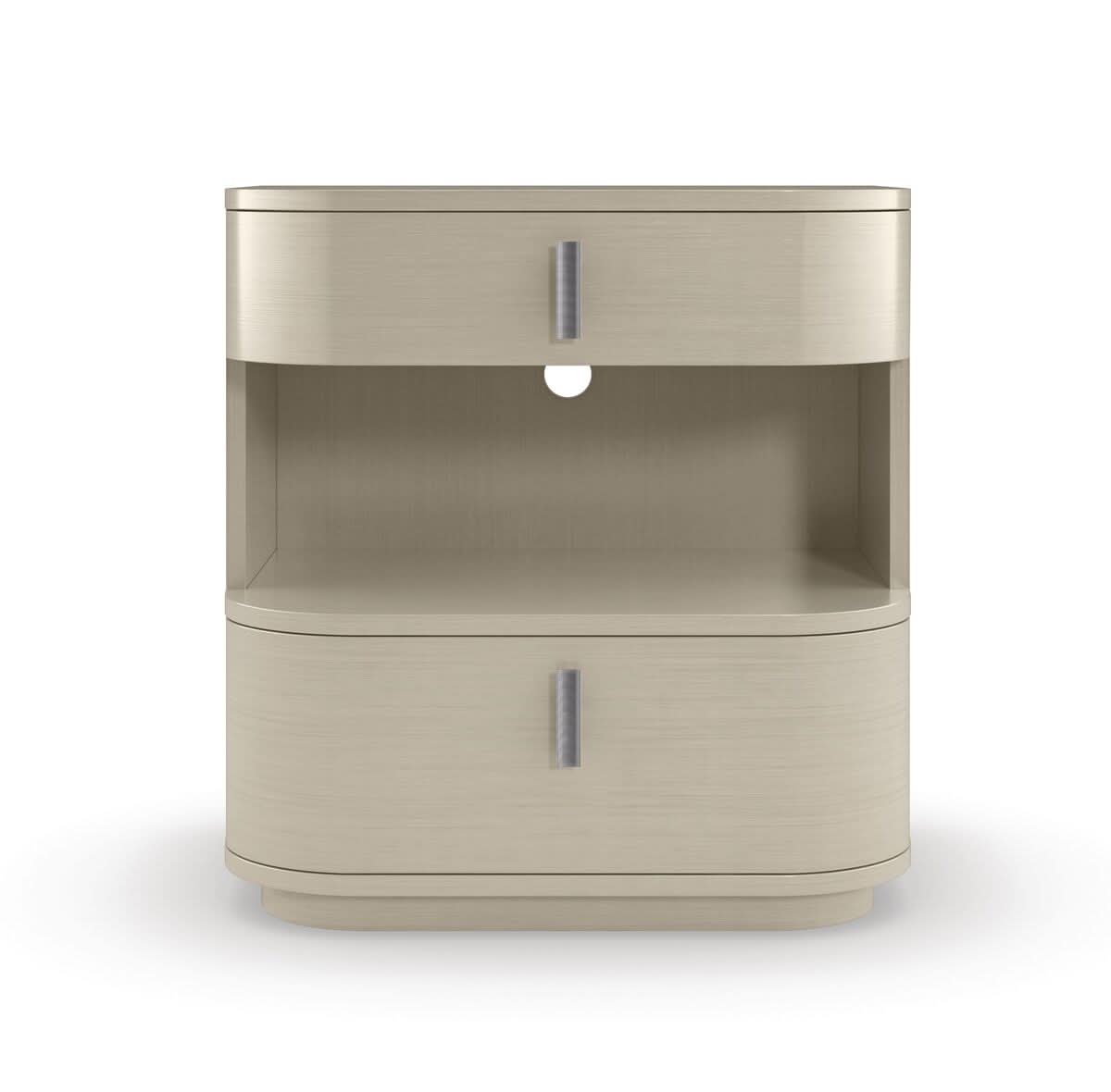 Caracole Da Vita Open Bedside Table   Nicholas John Interiors