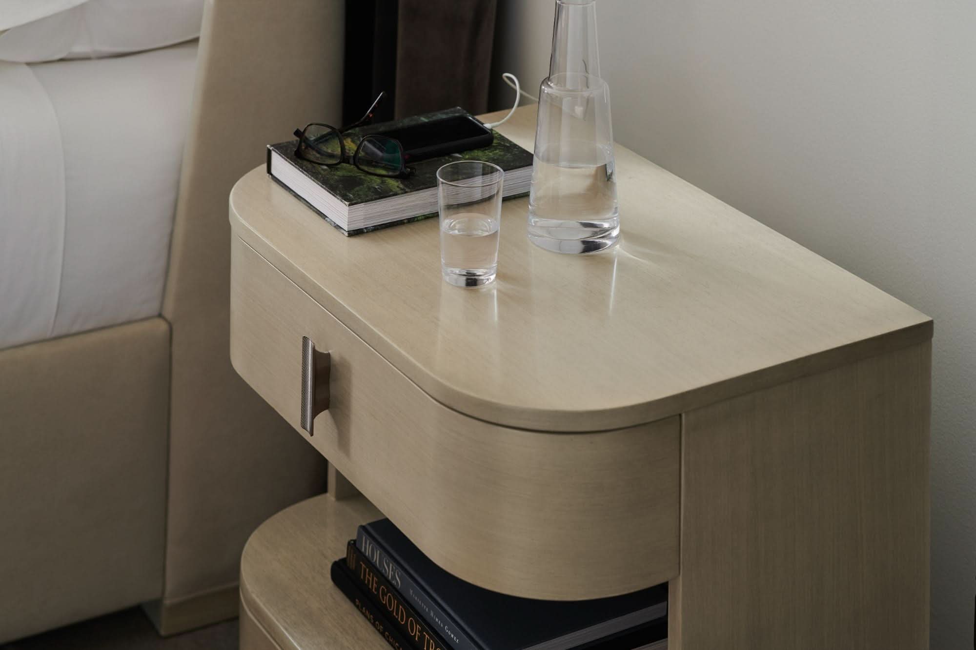 Caracole Da Vita Open Bedside Table   Nicholas John Interiors