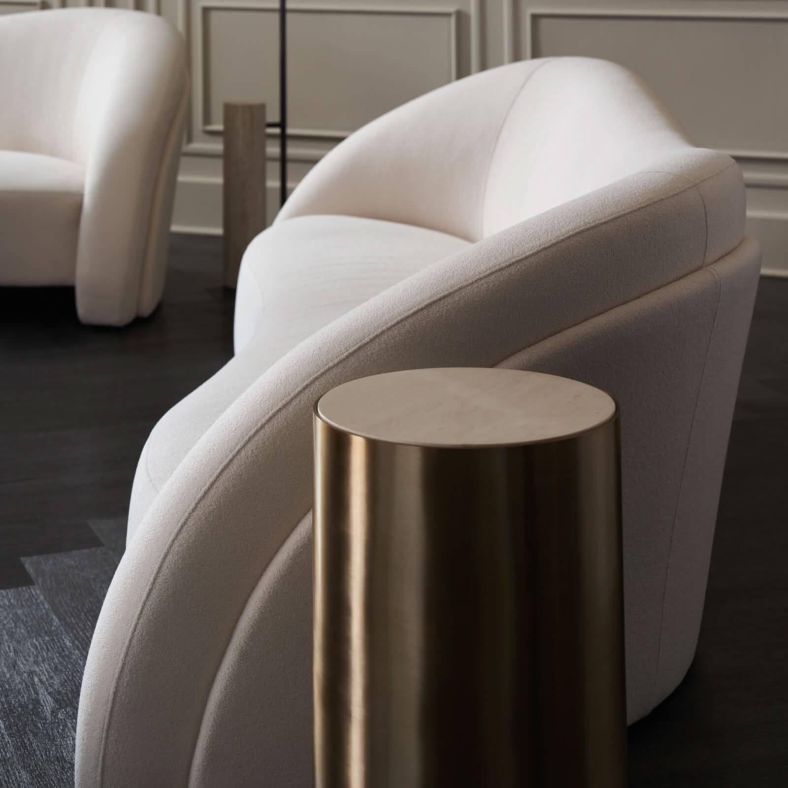 Caracole Contrast Light Spot Table   Nicholas John Interiors