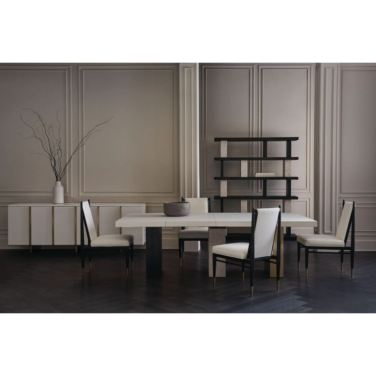 Caracole Contrast Tall Bookshelf   Nicholas John Interiors