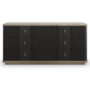 Caracole Rhythm Dresser in Black   Nicholas John Interiors