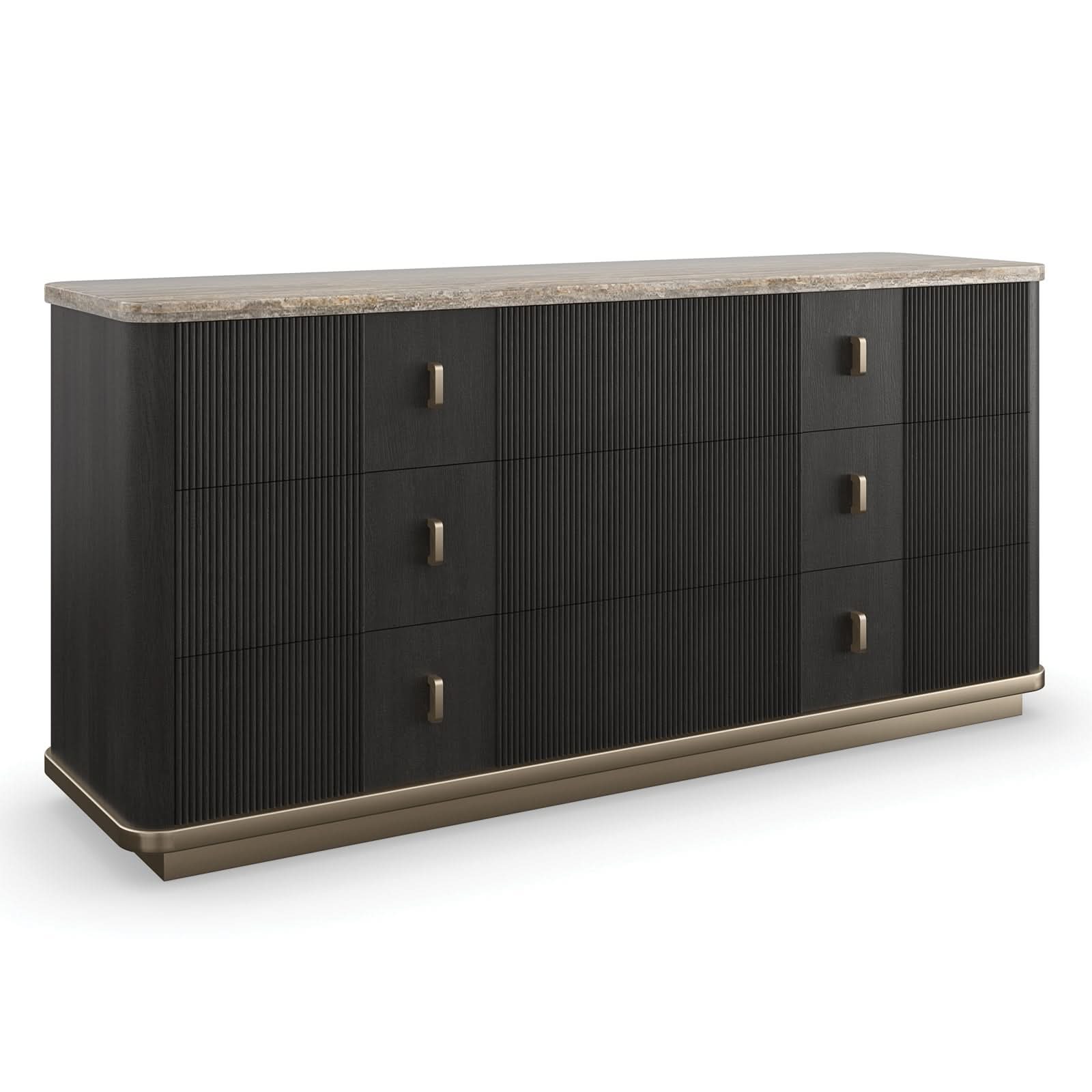 Caracole Rhythm Dresser in Black   Nicholas John Interiors