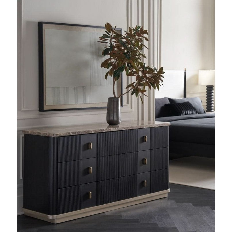 Caracole Rhythm Dresser in Black   Nicholas John Interiors