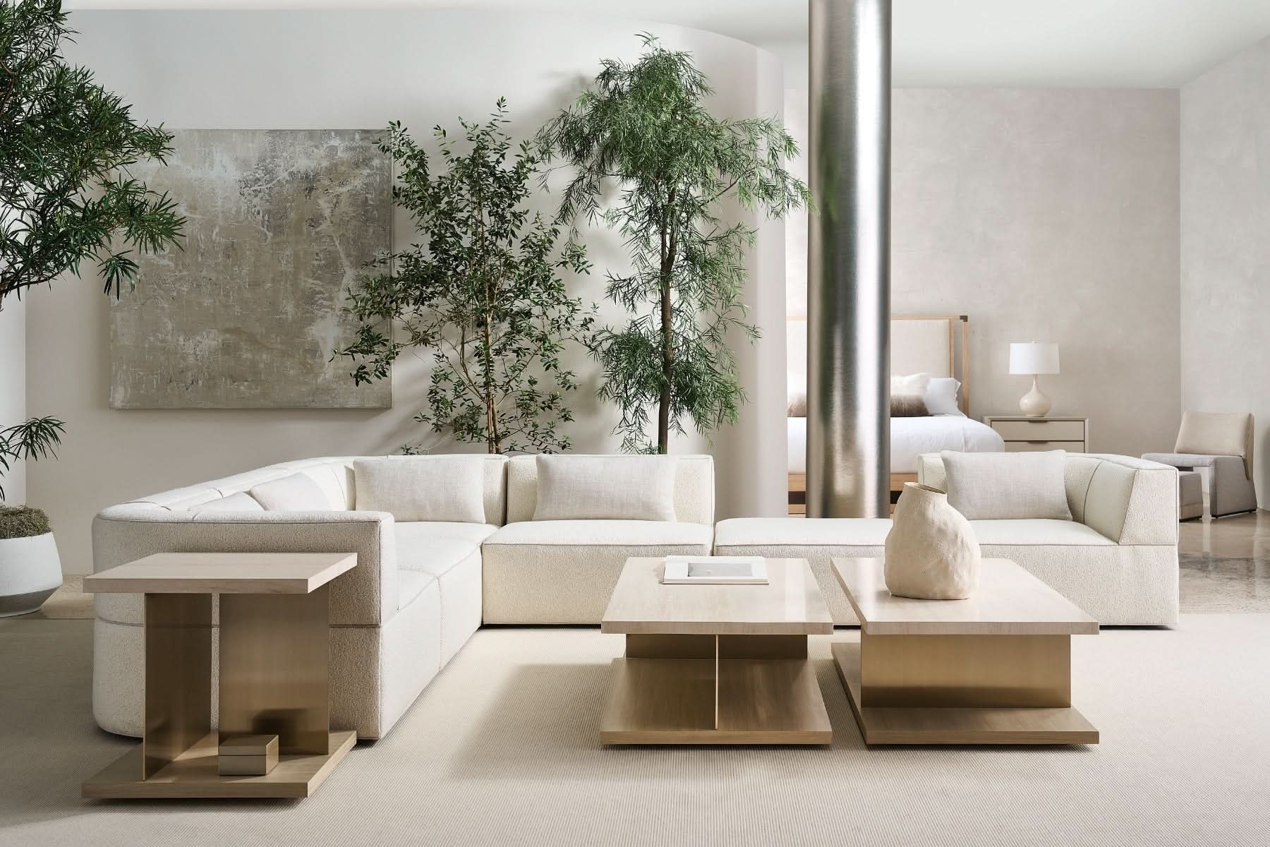 Caracole Cape Verde Coffee Table in Light   Nicholas John Interiors