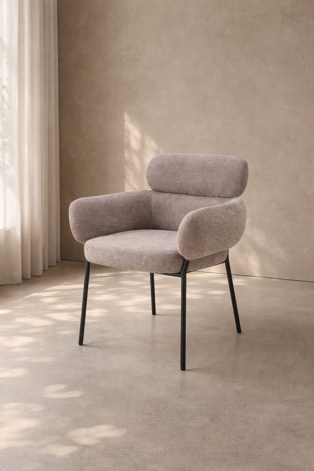 Malin Dining Chair - Grey   Nicholas John Interiors