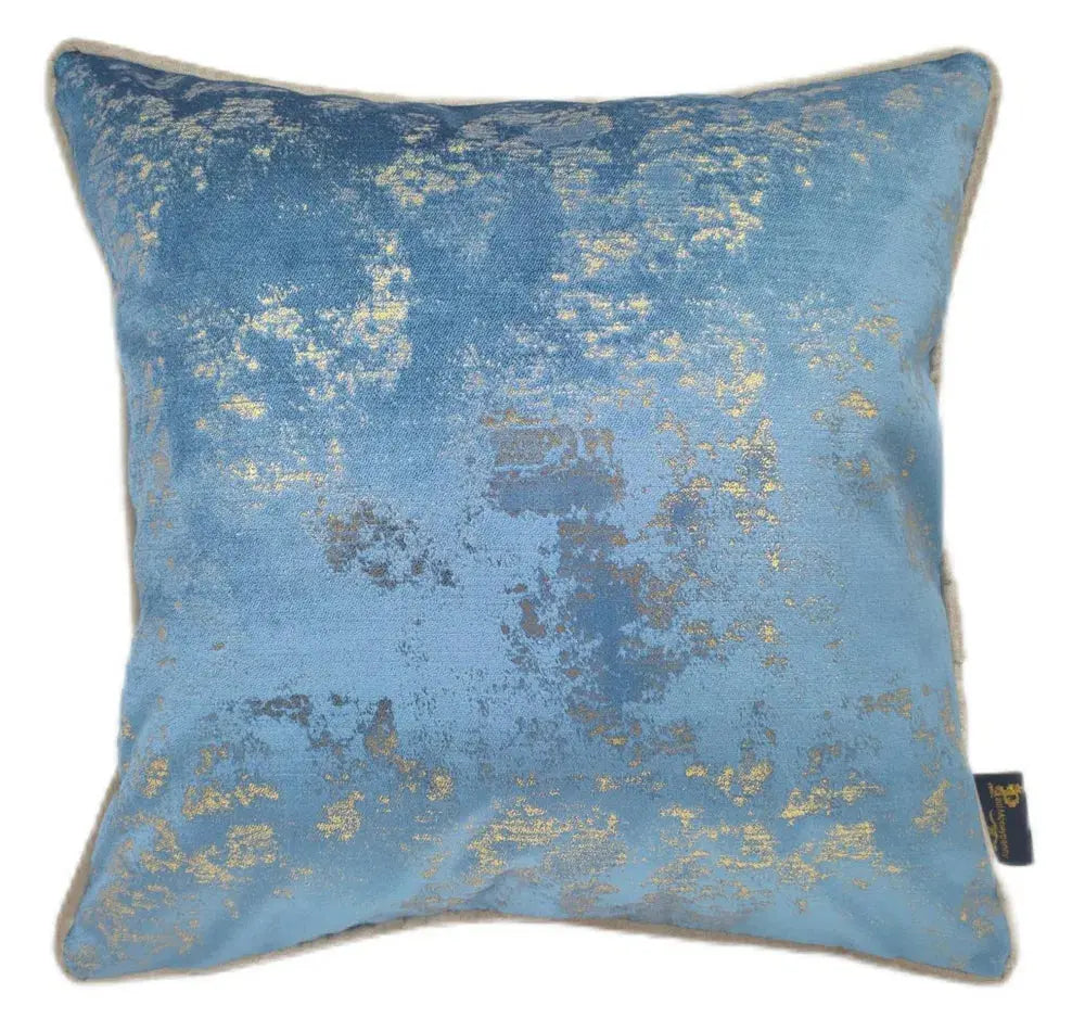 Paul Moneypenny Spoiltrotton Blue Cushion  Nicholas John Interiors