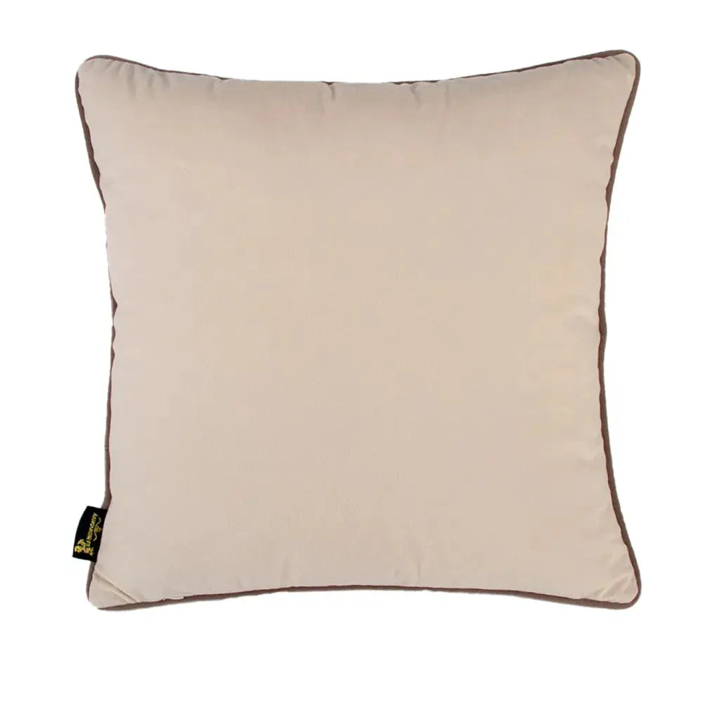 Paul Moneypenny Twofaced Blue And Champagne Cushion  Nicholas John Interiors