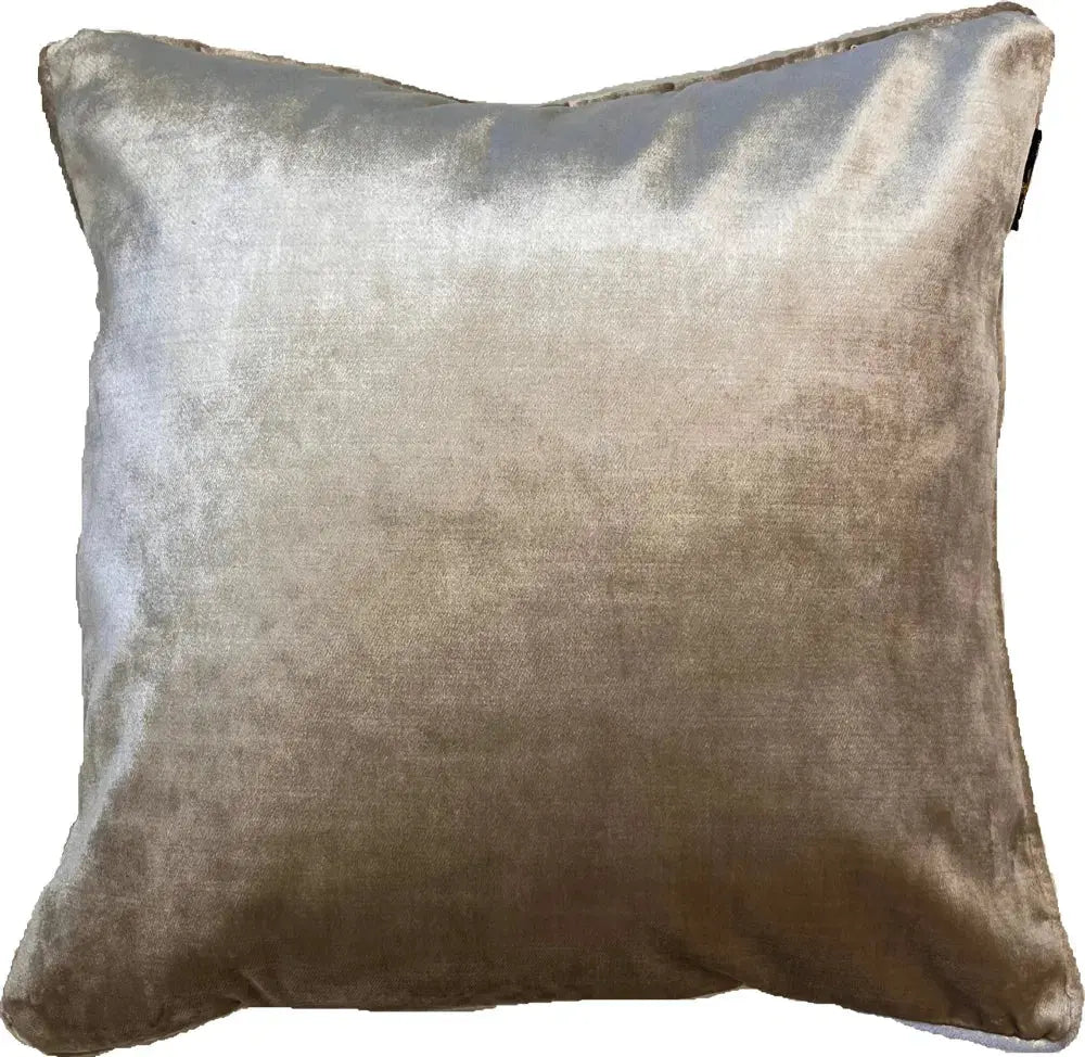 Paul Moneypenny Twofaced Sage And Gold Cushion  Nicholas John Interiors