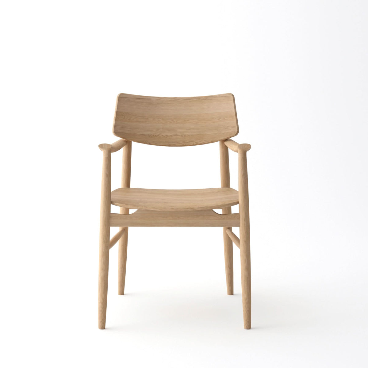 Tommy Franks Mono Solid Oak Dining Arm Chair   Nicholas John Interiors