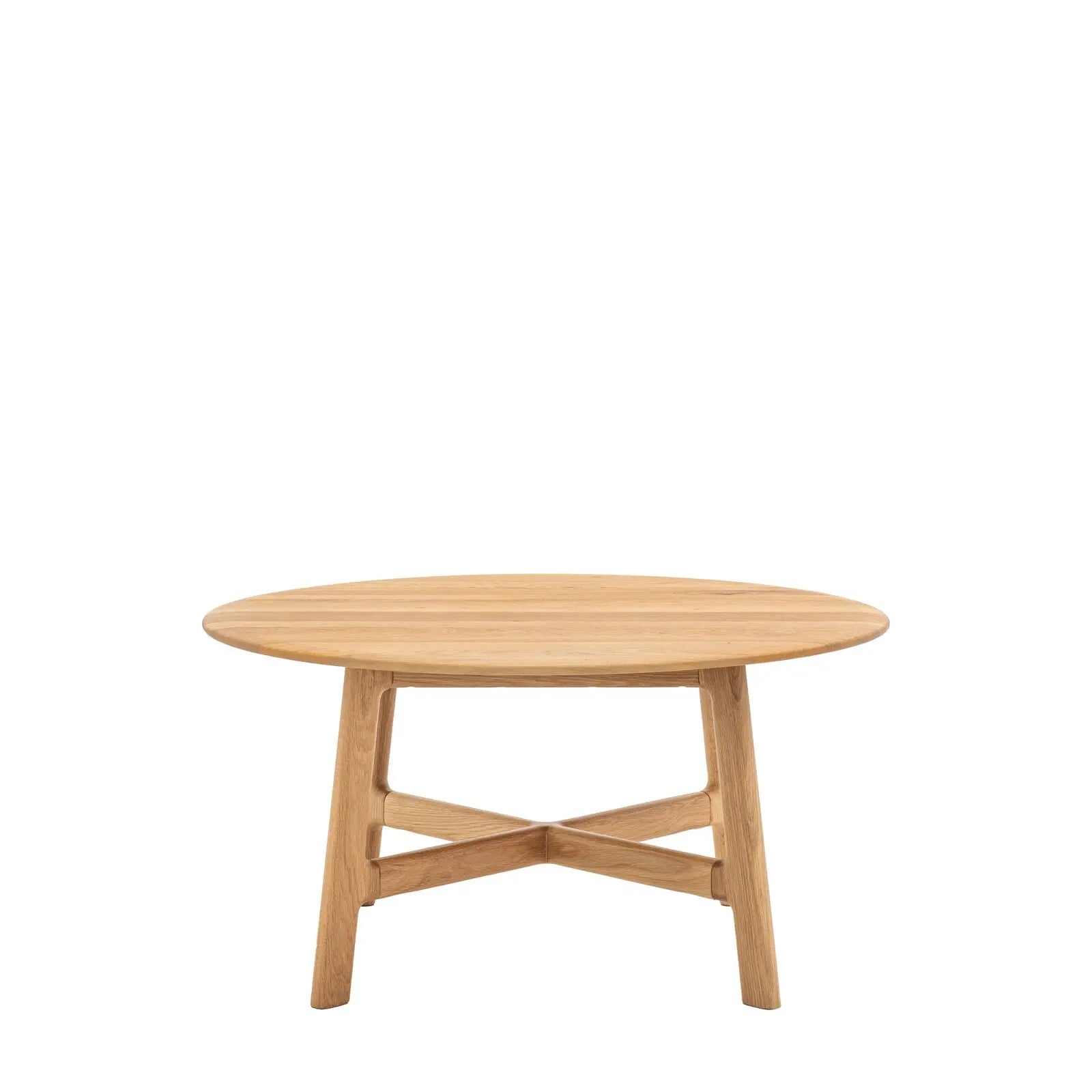 Madaro Round Coffee Table Oak  Nicholas John Interiors
