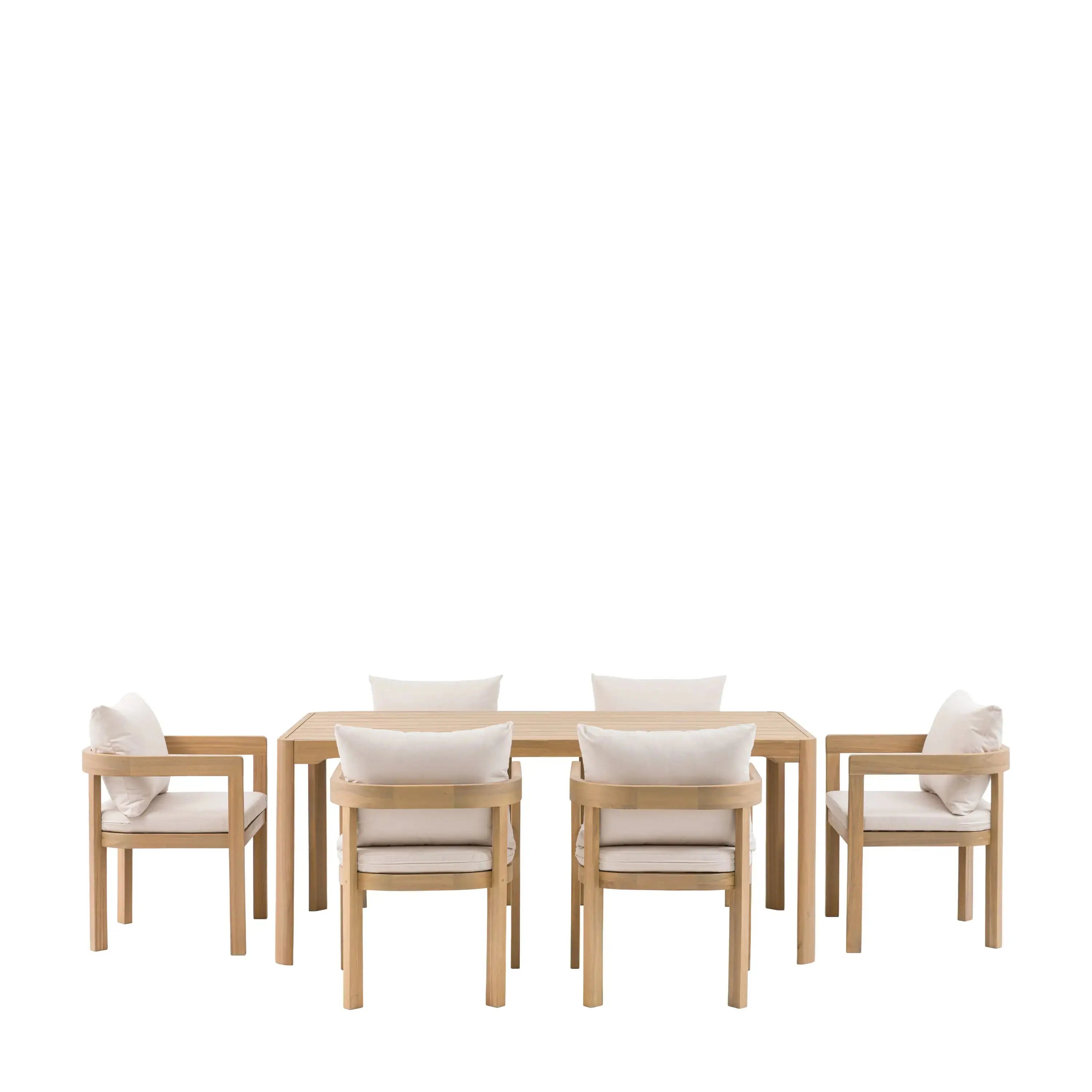 Madera 6 Seater Dining Set   Nicholas John Interiors
