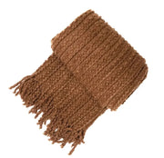 Malini Brixton Chocolate Throw   Nicholas John Interiors
