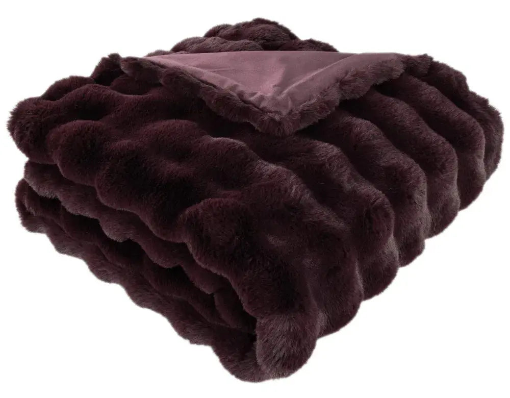 Malini Raffles Aubergine Throw   Nicholas John Interiors