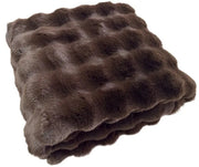 Malini Raffles Choc Throw   Nicholas John Interiors
