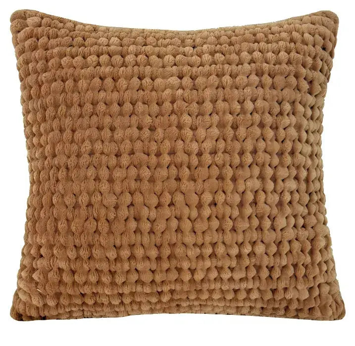 Malini Tuffra Tan Cushion   Nicholas John Interiors