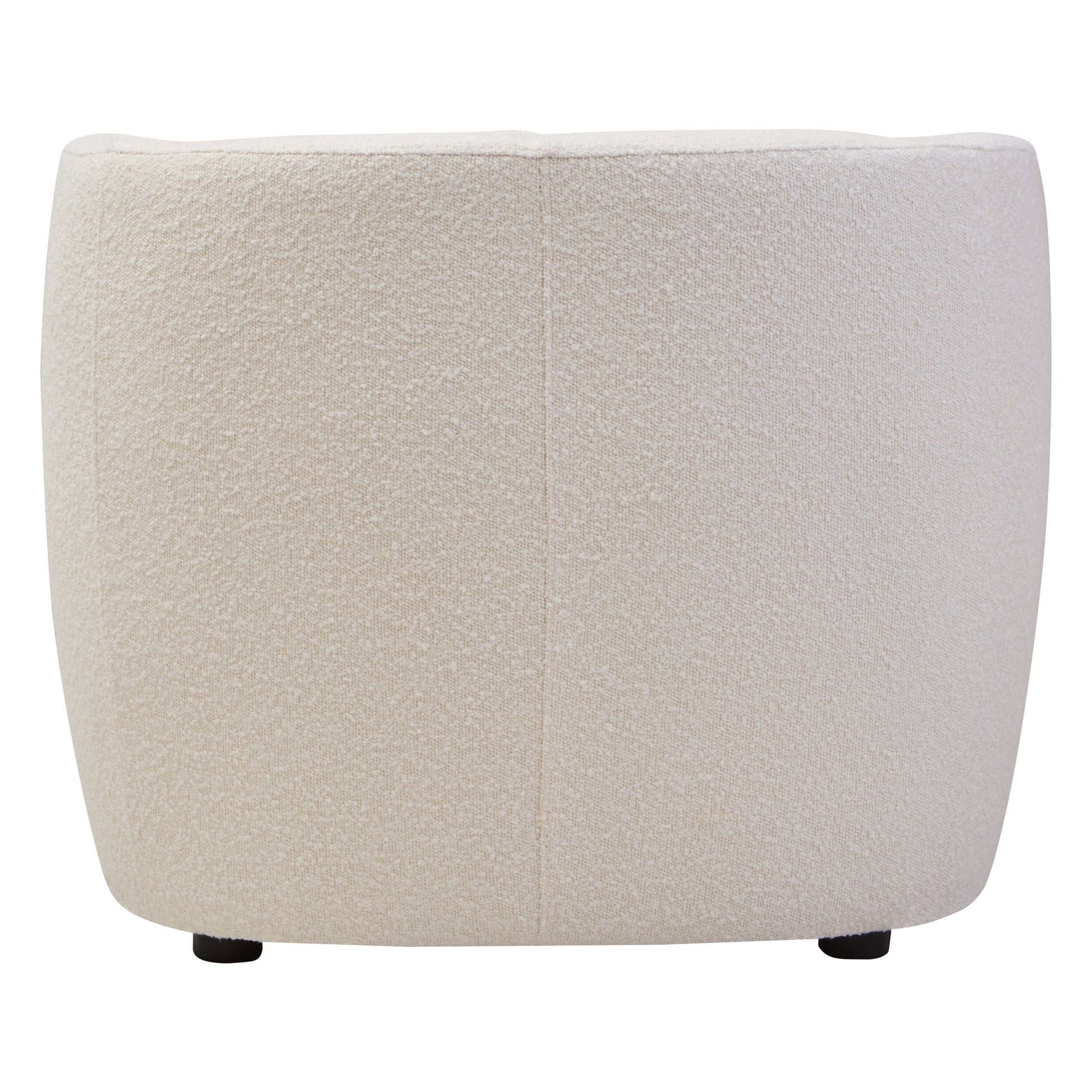 Marais Textured Cream Curved Chair  Nicholas John Interiors