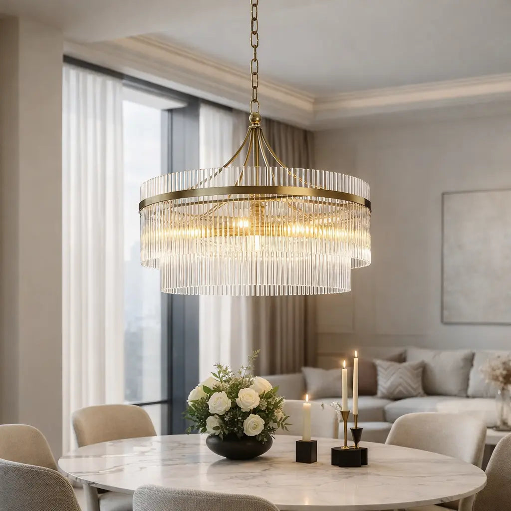 Marieta 5 Pendant Light Antique Brass   Nicholas John Interiors