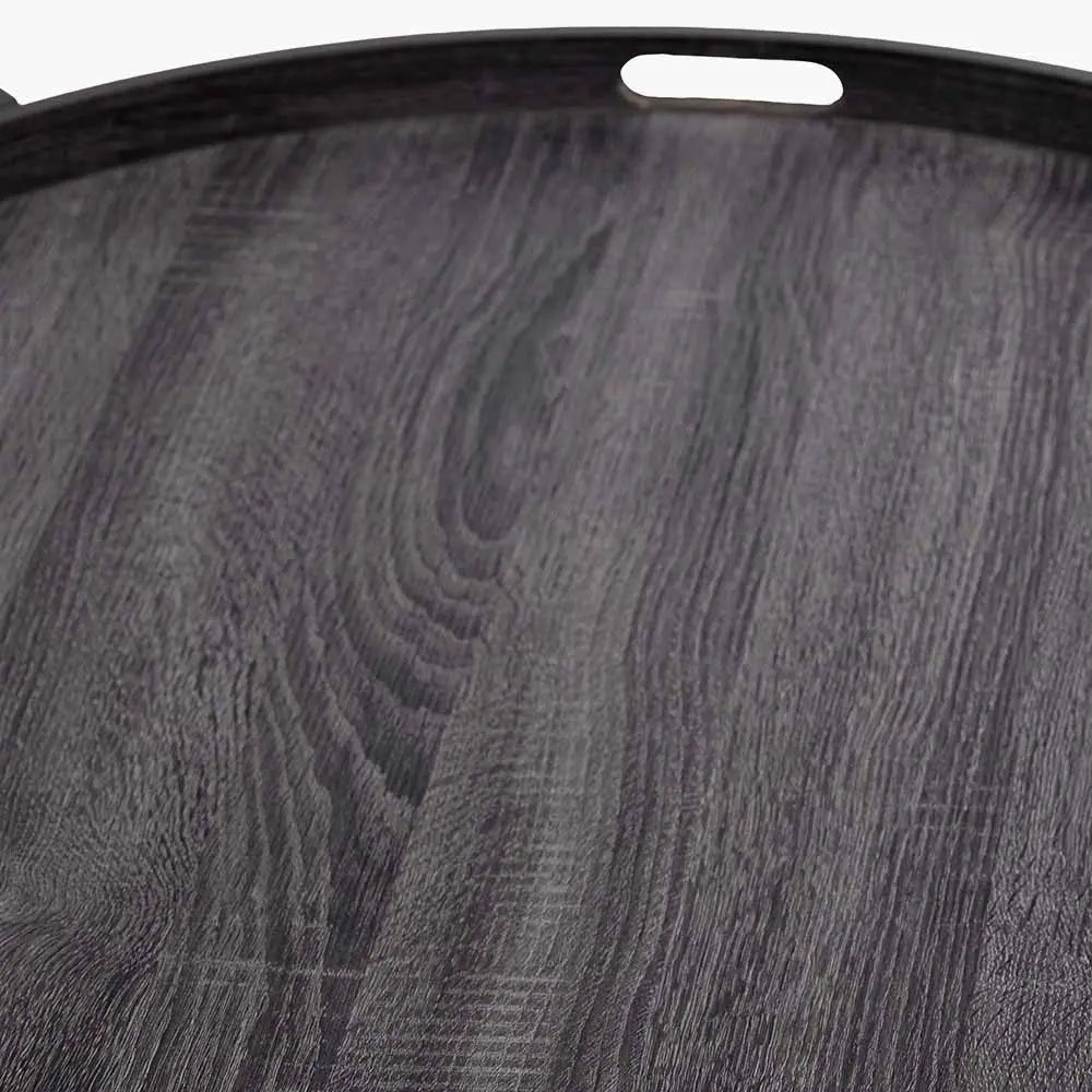 Marmara Dark Grey Oak Veneer Coffee Table  Nicholas John Interiors