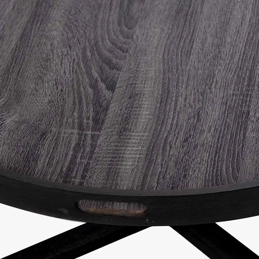 Marmara Dark Grey Oak Veneer Coffee Table  Nicholas John Interiors