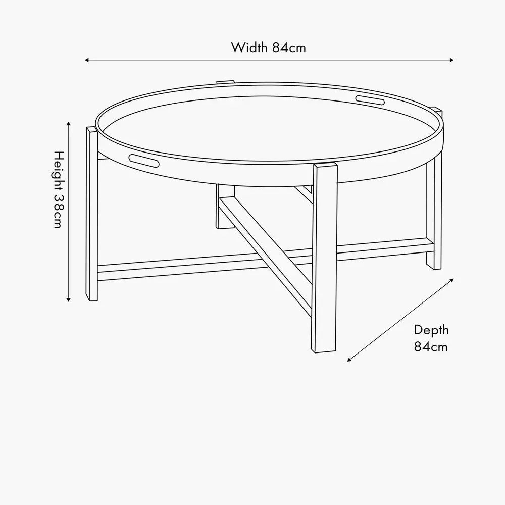 Marmara Dark Grey Oak Veneer Coffee Table  Nicholas John Interiors
