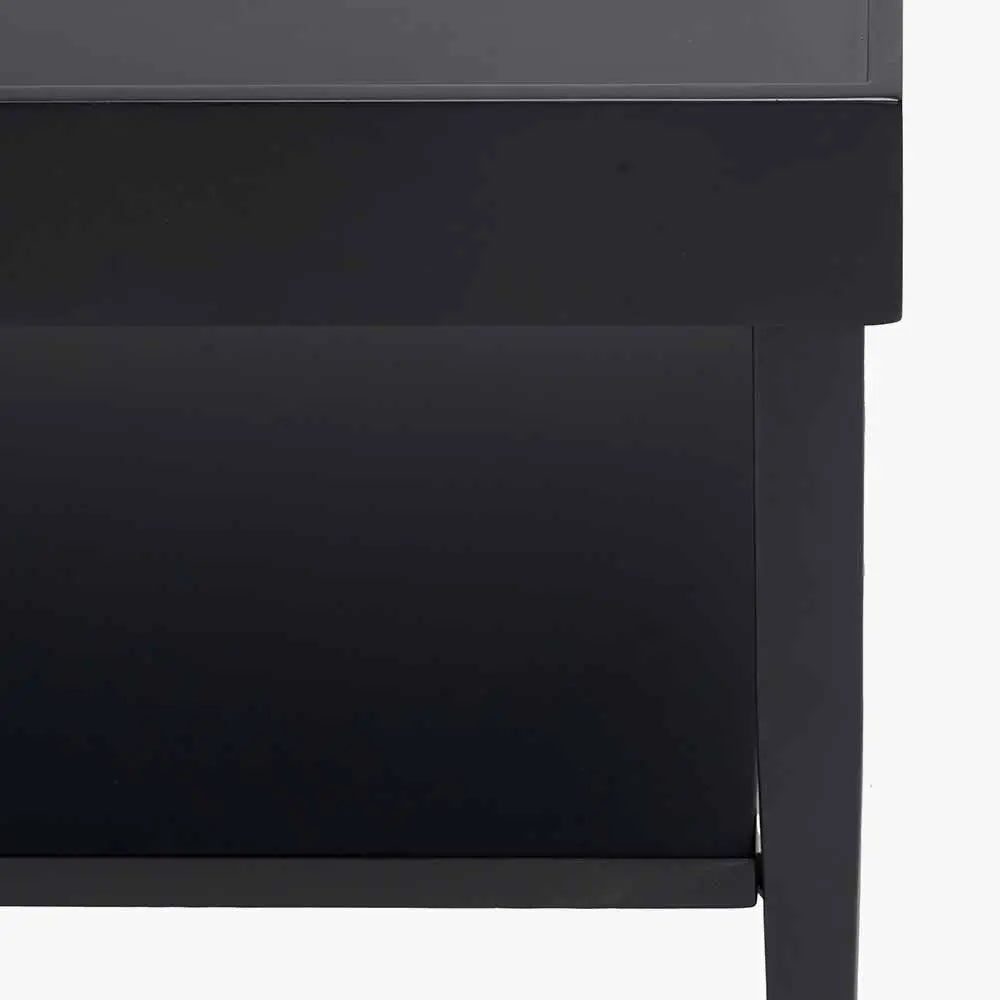 Marnie Black Wood Veneer Coffee Table  Nicholas John Interiors