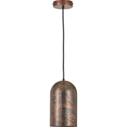 Mason Copper Effect Tall Domed Metal Pendant   Nicholas John Interiors