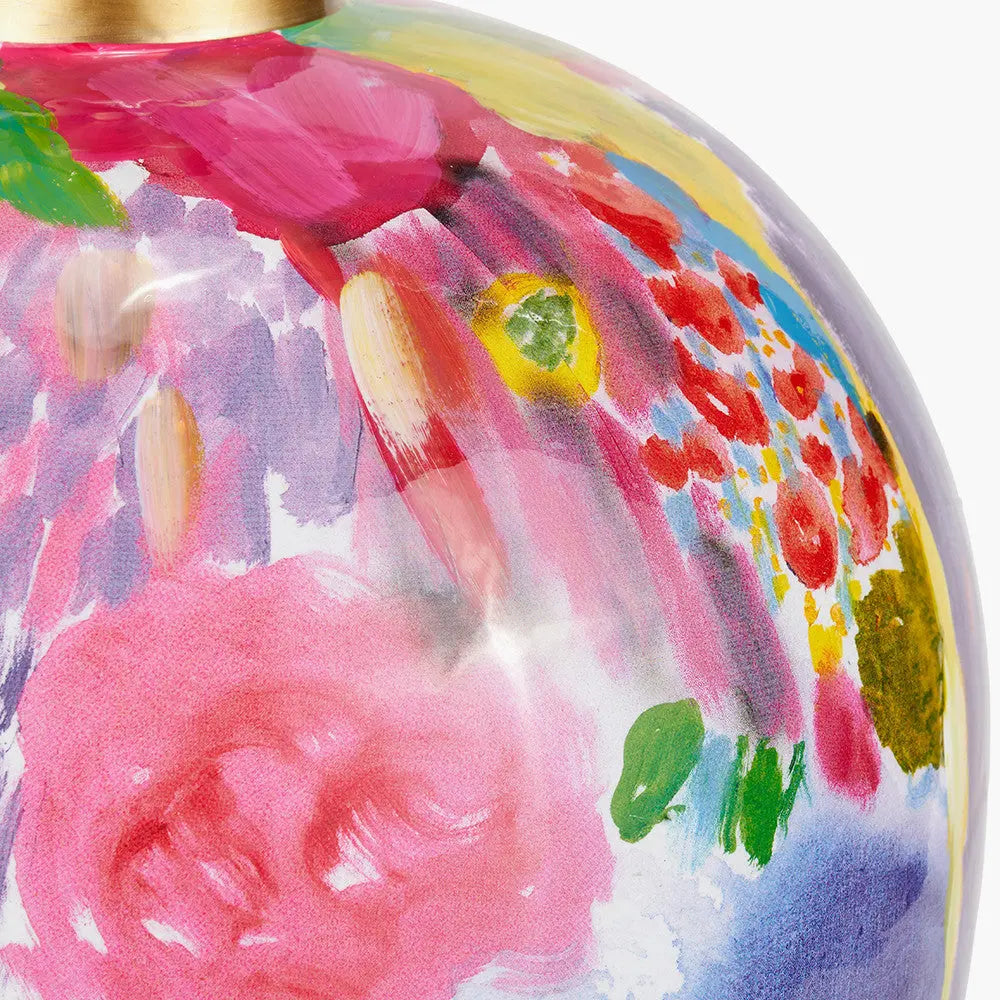 Matisse Multi Colour Ceramic Urn Table Lamp Base   Nicholas John Interiors