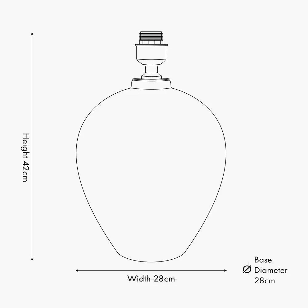 Matisse Multi Colour Ceramic Urn Table Lamp Base   Nicholas John Interiors