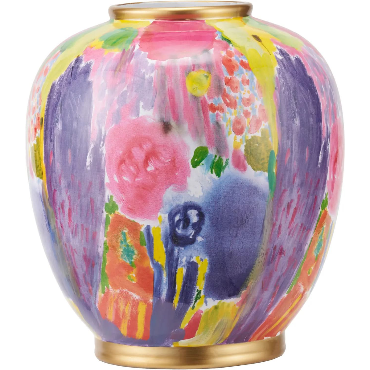 Matisse Multi Colour Ceramic Urn Vase   Nicholas John Interiors