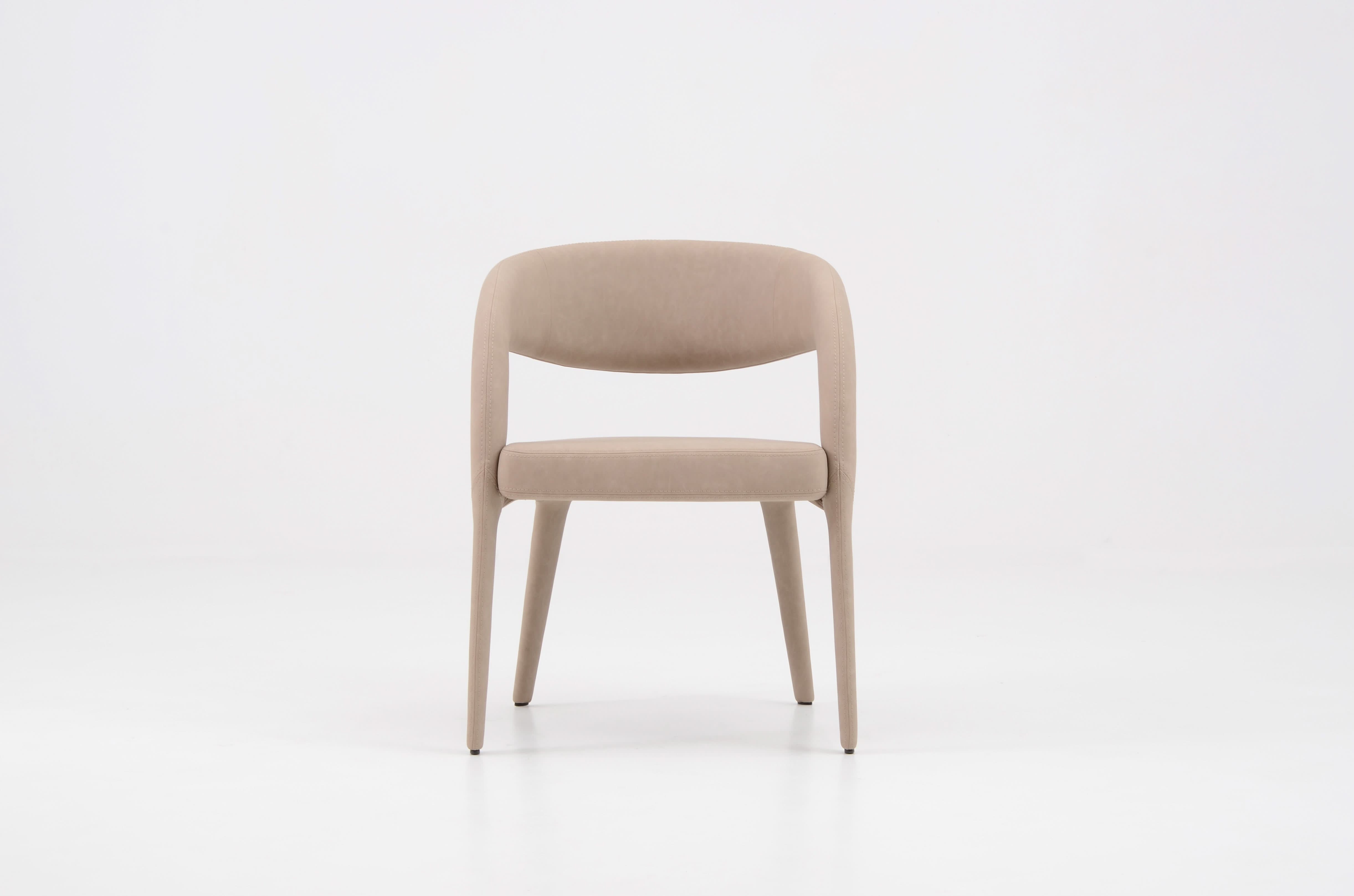 Matzo Dining Chair - Vintage Ecco Pelle   Nicholas John Interiors
