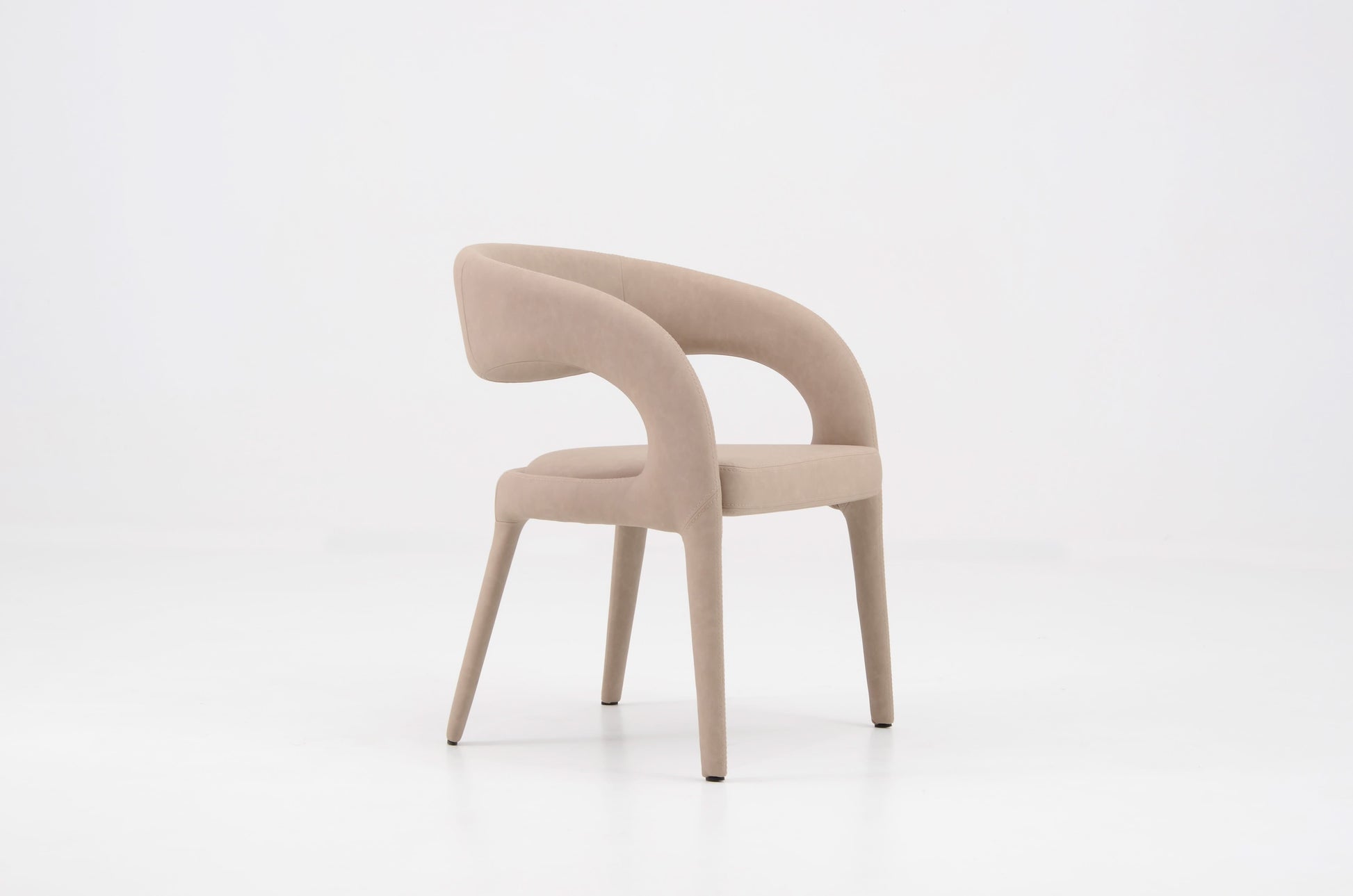 Matzo Dining Chair - Vintage Ecco Pelle   Nicholas John Interiors