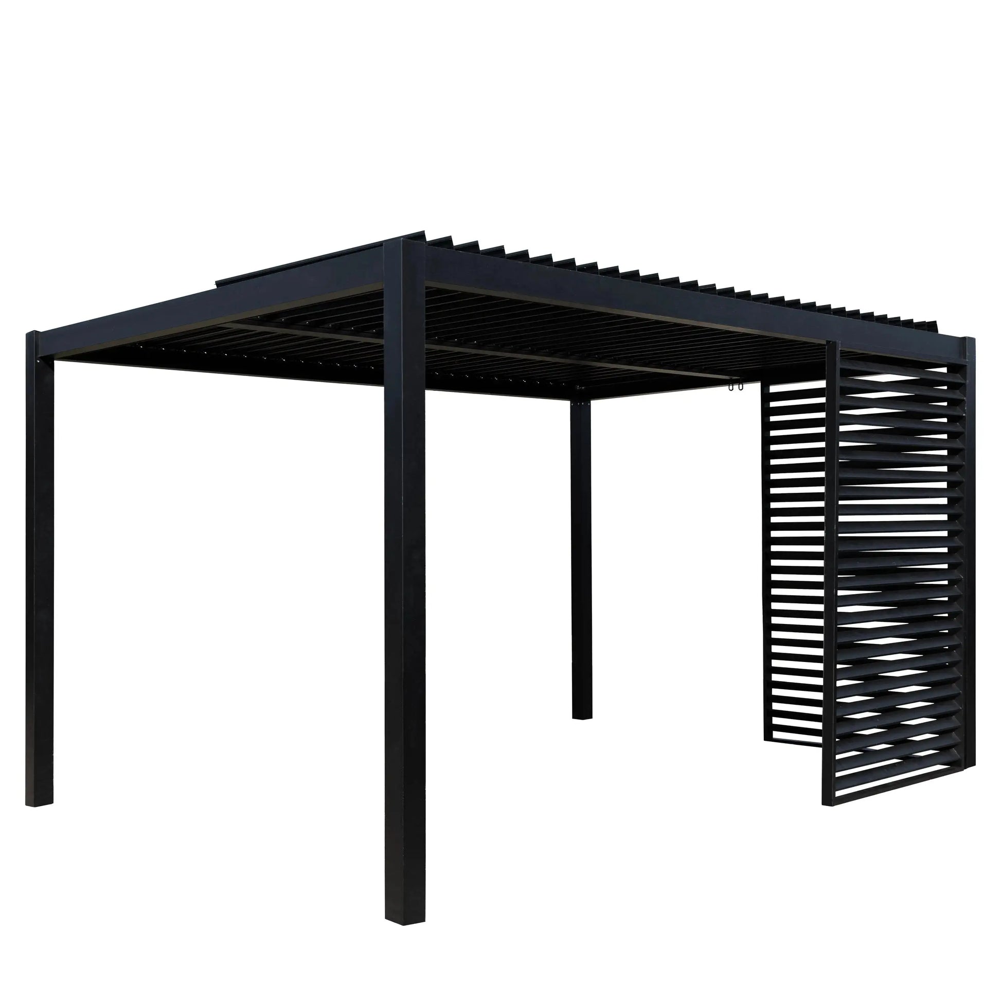 Mesano Pergola in Black   Nicholas John Interiors