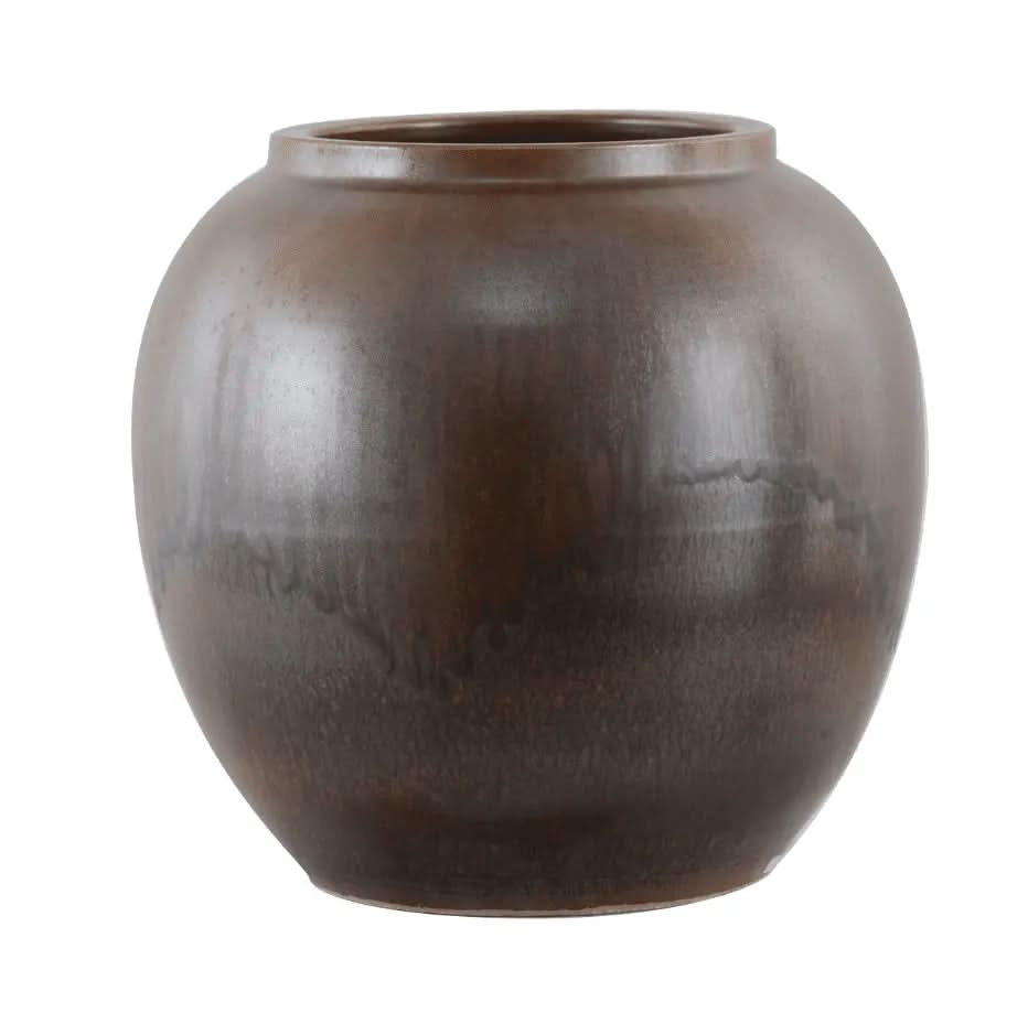 Mindy Brownes Orna Vase Large Brown Ceramic Vase   Nicholas John Interiors