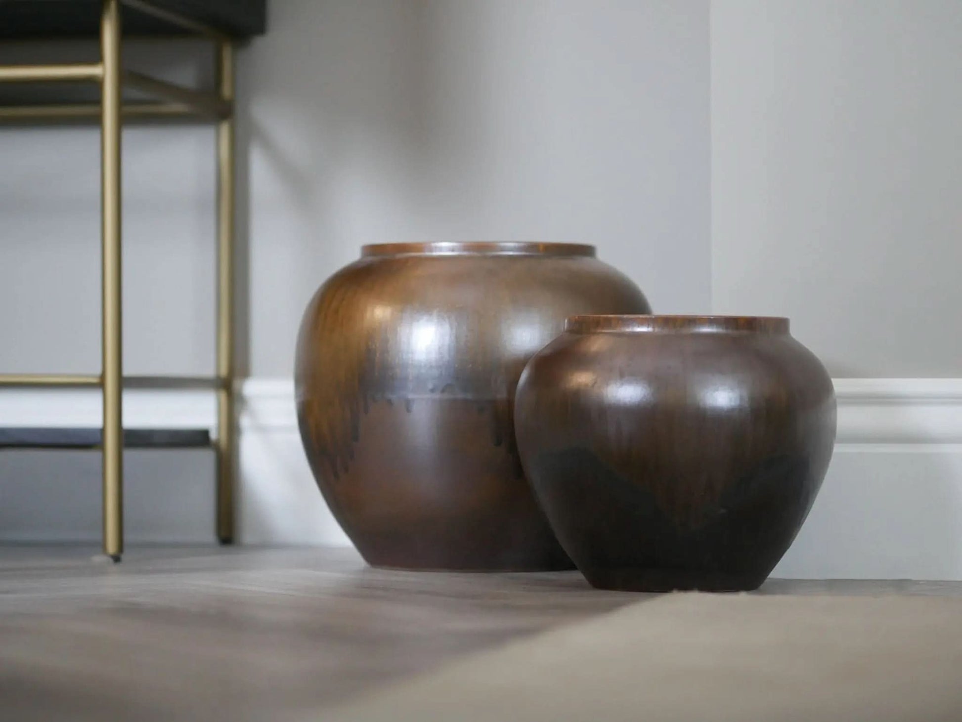 Mindy Brownes Orna Vase Large Brown Ceramic Vase   Nicholas John Interiors
