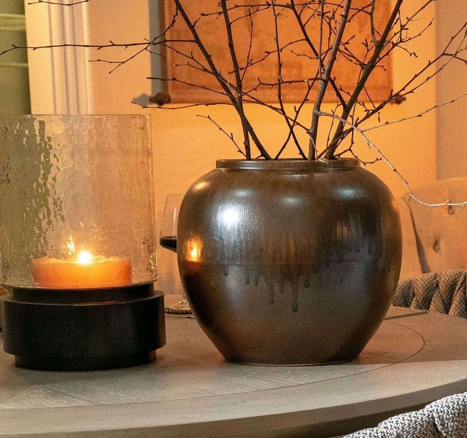 Mindy Brownes Orna Vase Small Brown Ceramic Vase   Nicholas John Interiors