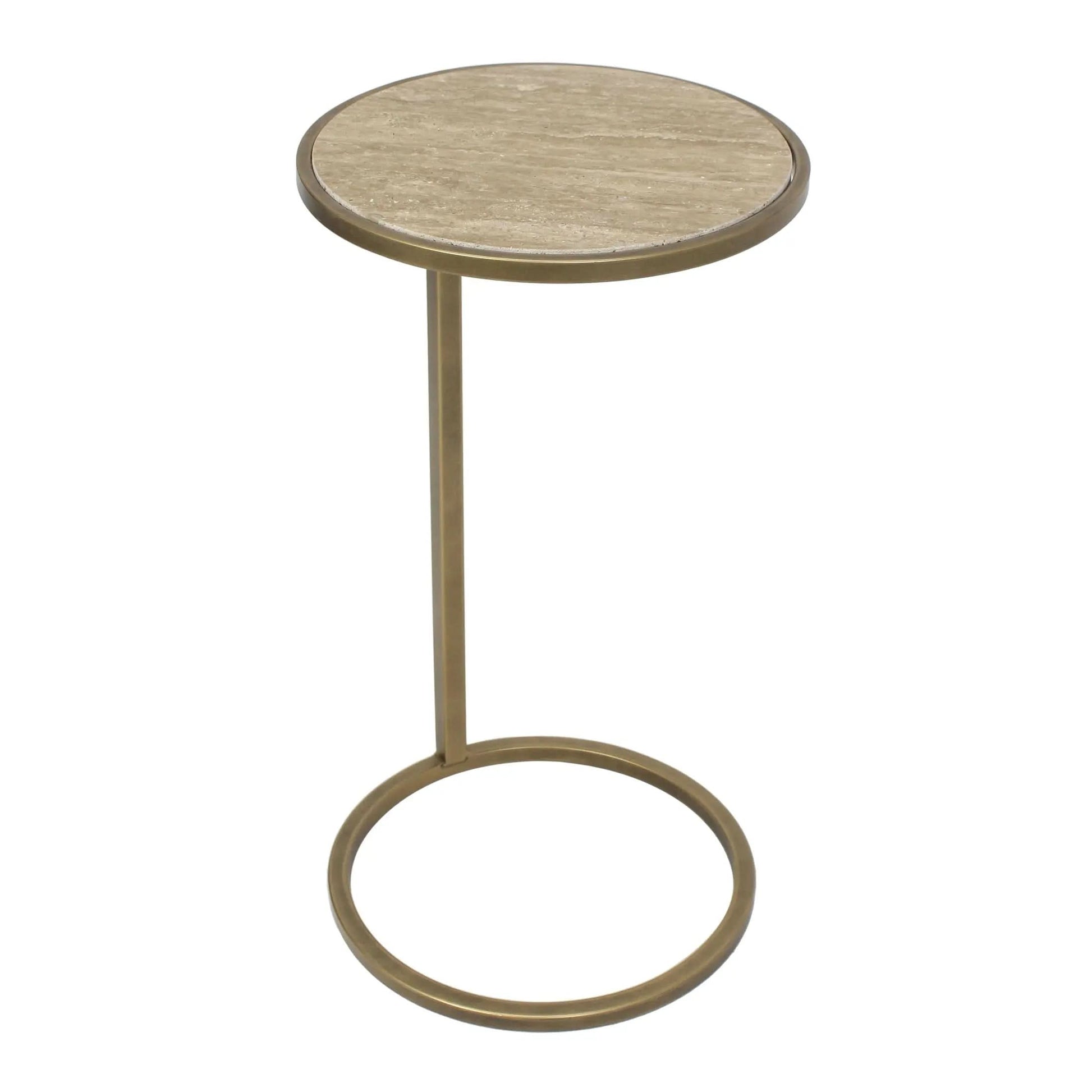Mindy Brownes Oscar Side Table in Tan   Nicholas John Interiors
