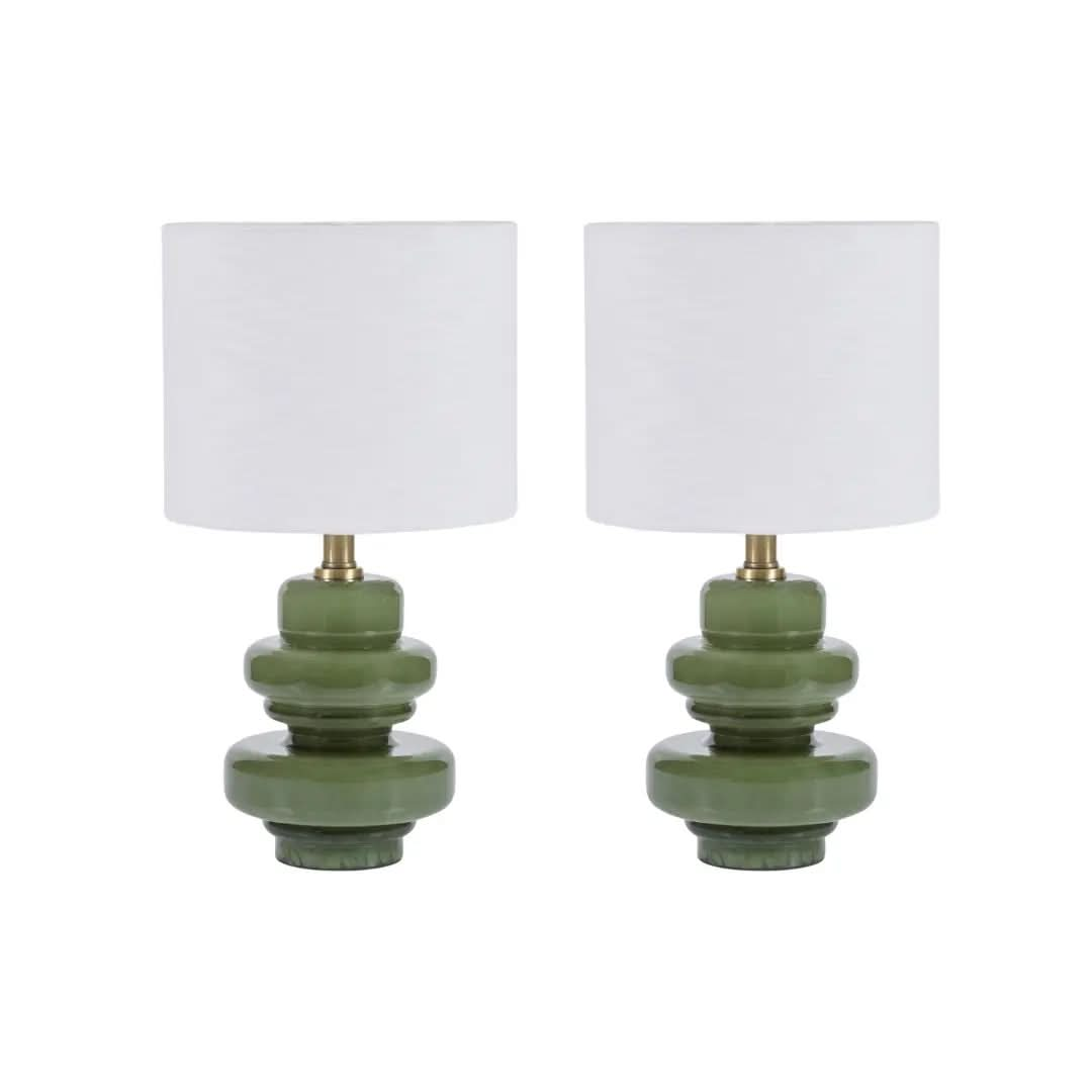 Mindy Brownes Safio Set of 2 Lamps in Green   Nicholas John Interiors